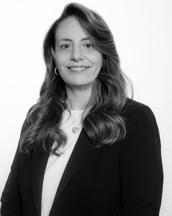 Antonella Sgobba, black and white portrait